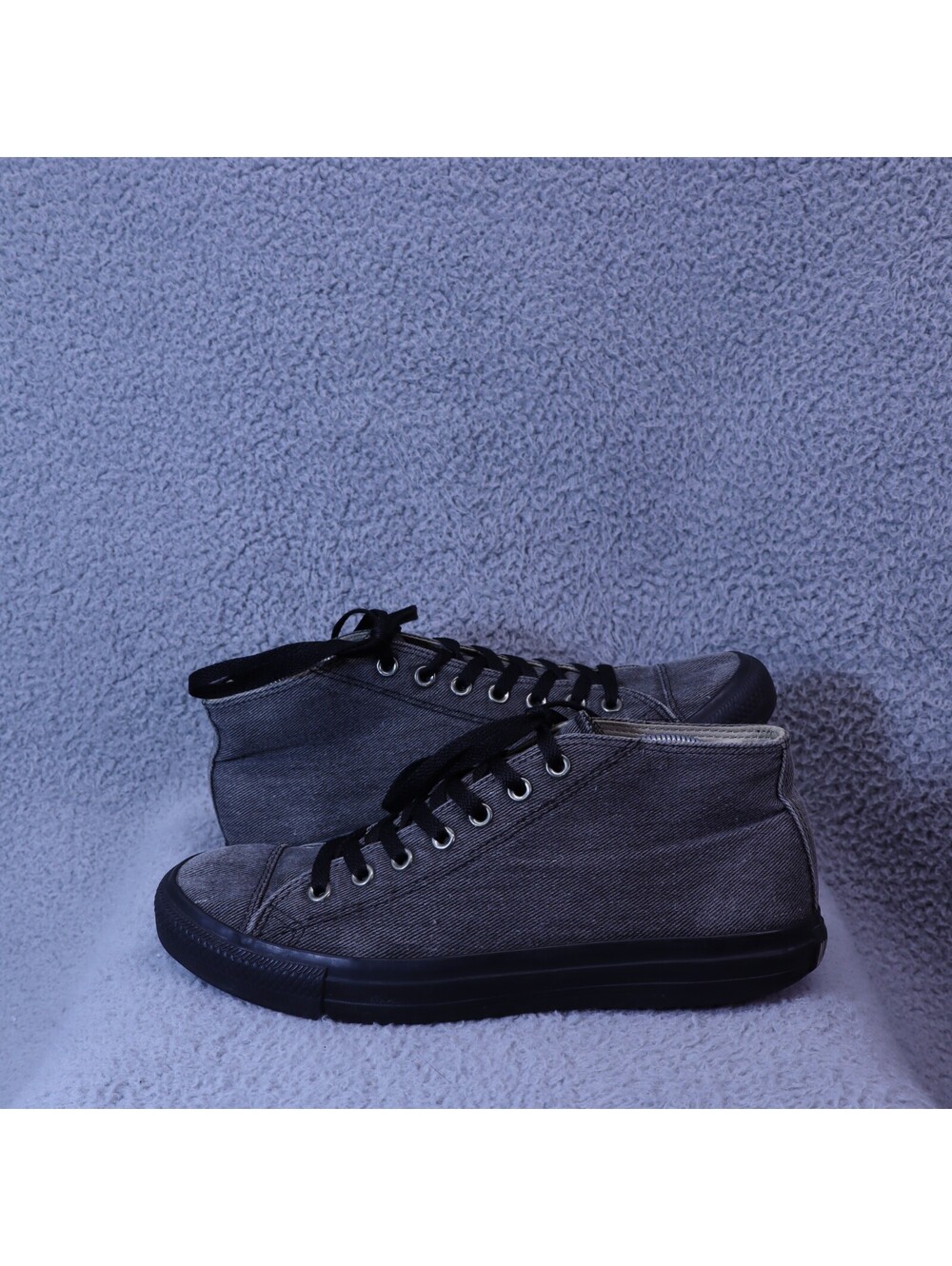 Converse CTAS Men 10 / Women 12 Black Denim Retro 132349F